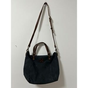Red House Vermont Waxed Canvas Tote Bag Navy Med Utilitarian Leather Crossbody